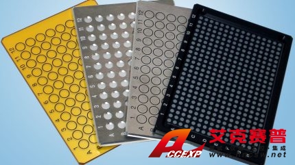 HTS-XT 中可以使用不同類型的可重復使用、易于清潔的微孔板。