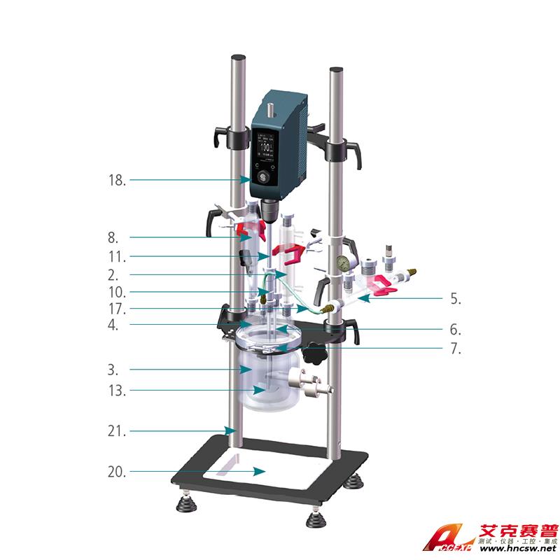 JULABO優萊博 1000ml壓力反應釜，（100mm法蘭開口）JRS-6429-235