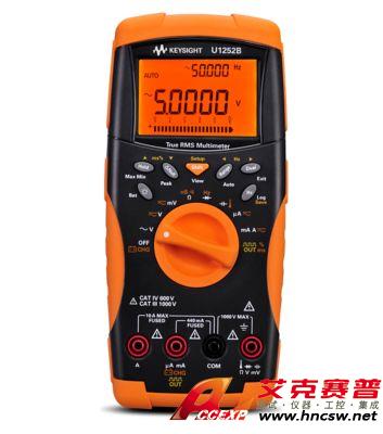 keysight是德 U1252B 手持式數字萬用表，4位半