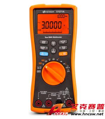 keysight是德 U1271A 手持式數字萬用表，4位半，IP54